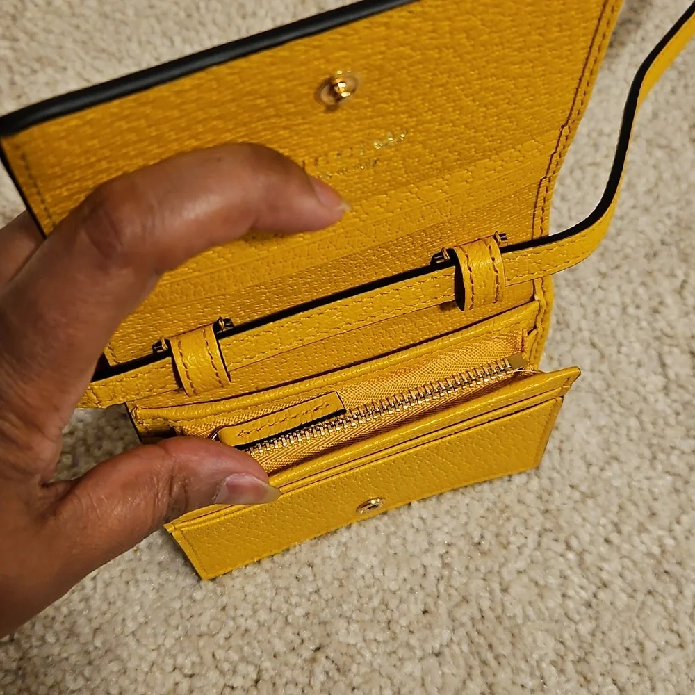 🛑GUCCI x Adidas Leather Horsebit Card Holder Mini Crossbody Bag - Picture 10 of 11